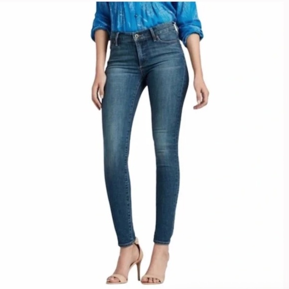 Lucky Brand Hayden High Rise Skinny Jeans Medium Wash Sz 12/31 - Picture 1 of 14